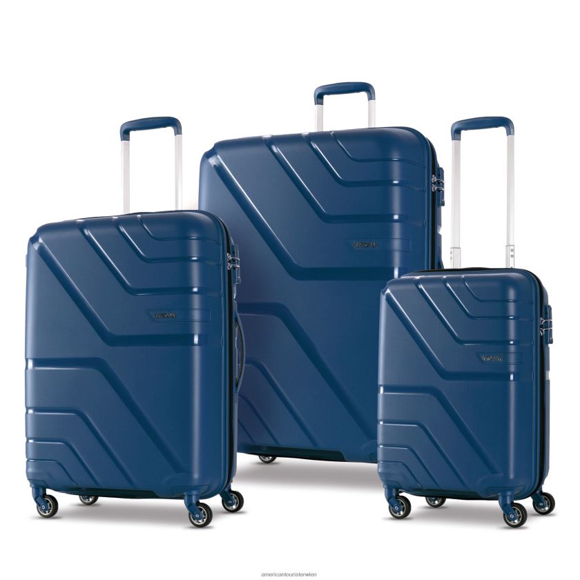 bei American Tourister Upland 3-teiliges Set Marineblau J00R6Z10 Gepäck